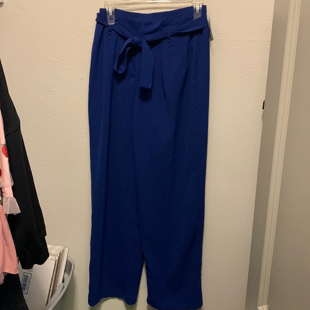 NWT repaired forever 21 blue pants size large